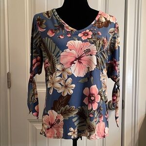 Tropical Floral Women's Blouse